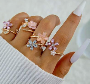bijoux de main de style féerique