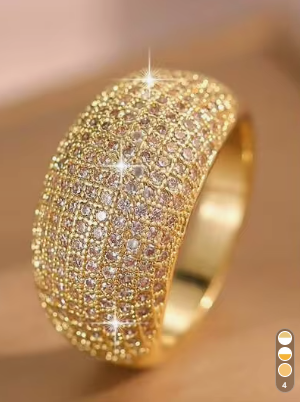 Bague de luxe en or